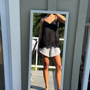 Black lace tank